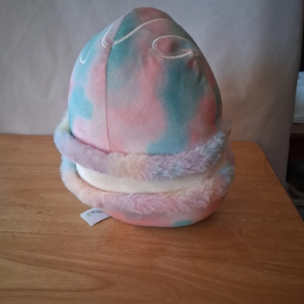 Whimsical Pink and Blue Plush Squishmallow